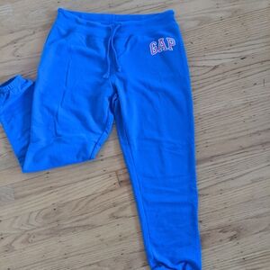 GAP Brand New Royal Blue Fleece Sweatpants Joggers Women's M